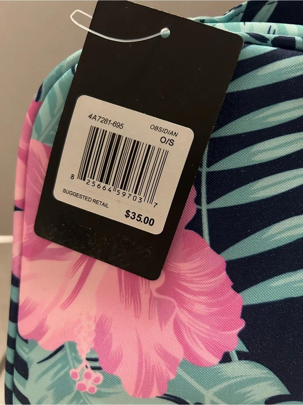 Hurley cosmetic bag